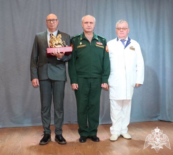 Вручение премии Росгвардии в номинации "Наука" за 2022 год