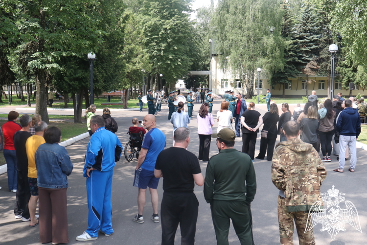 12 июня в госпитале прошёл концерт, посвящённый Дню России.
